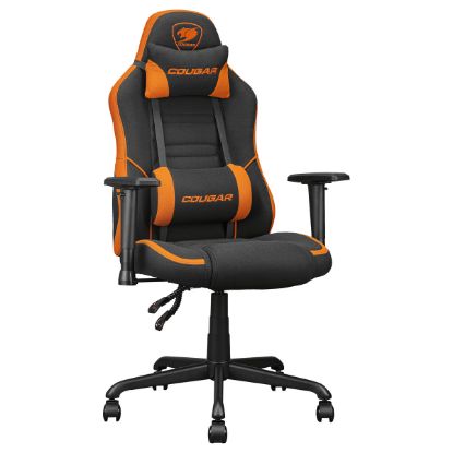 Imagem de Cadeira Gaming Cougar Fusion SF Preta/Laranja