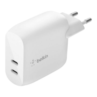 Imagem de Carregador de Tomada Belkin 2xType-C 20W Branco