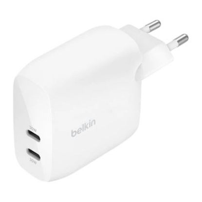 Imagem de Carregador de Tomada Belkin BoostCharge Pro 2xType-C 30W Branco