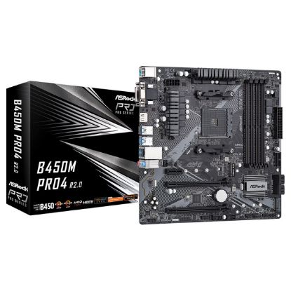 Imagem de Motherboard ASRock SktAM4 - B450M PRO4 R2.0