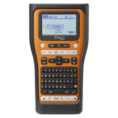 Imagem de Rotuladora Eletrónica Brother PT-E560BTVP Laranja
