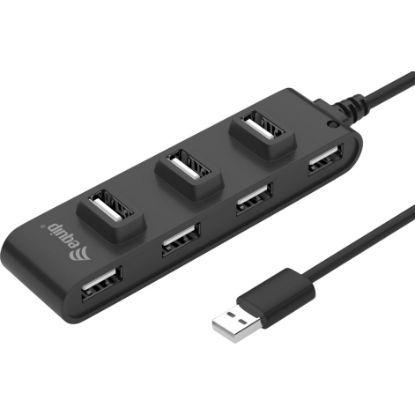 Imagem de Hub USB2.0 7 Portas Equip Preto
