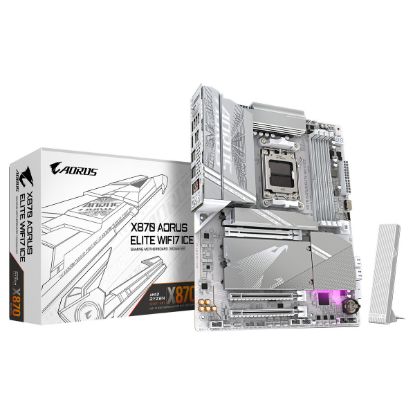 Imagem de Motherboard Gigabyte SktAM5 - X870 AORUS ELITE ICE WIFI DDR5