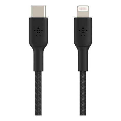 Imagem de Cabo USB2.0 Type-C p/ Lightning Belkin BoostCharge Trançado Preto - 2Mtr