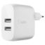 Imagem de Carregador de Tomada Belkin 2 Portas USB 12W Branco