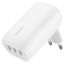 Imagem de Carregador de Tomada Belkin BoostCharge 3 Portas Type-C 67W Branco
