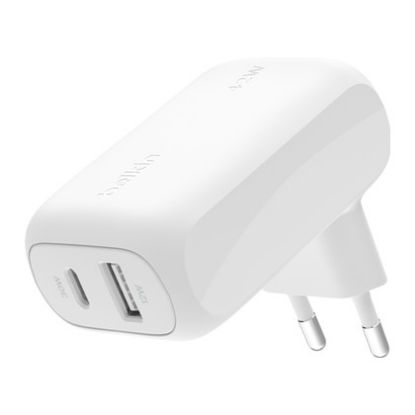 Imagem de Carregador de Tomada Belkin USB + Type-C 42W Branco