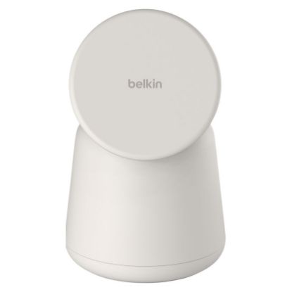 Imagem de Carregador Wireless Belkin BoostCharge Pro MagSafe 2-em-1 15W Bege