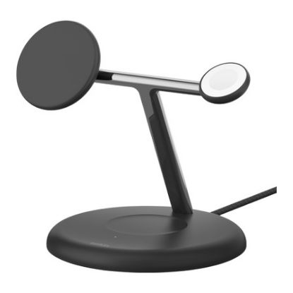 Imagem de Carregador Wireless Belkin BoostCharge Pro MagSafe Stand 3-em-1 15W Preto