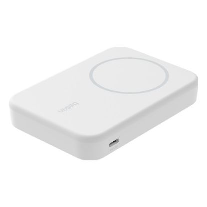 Imagem de Powerbank 8000mAh Belkin BoostCharge Pro Magnetic Wireless c/ Suporte Branco