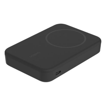 Imagem de Powerbank 8000mAh Belkin BoostCharge Pro Magnetic Wireless c/ Suporte Preto