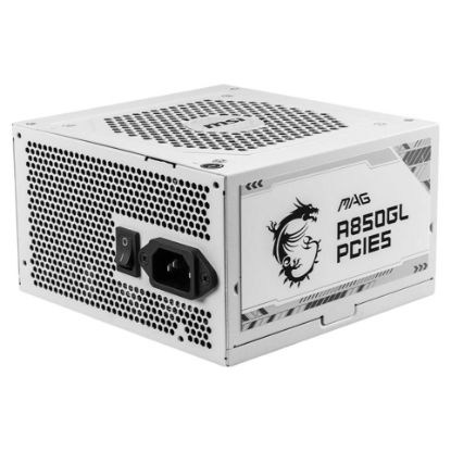 Imagem de Fonte MSI MAG A850GL 850W 80Plus Gold Modular Branca