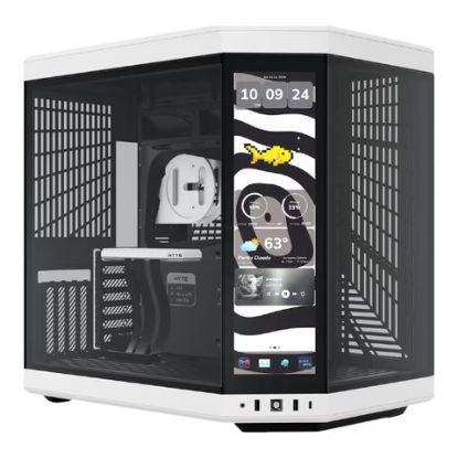 Imagem de Caixa Hyte Y70 Touch Infinite Preta/Branca (E-ATX) (Vidro Temperado)