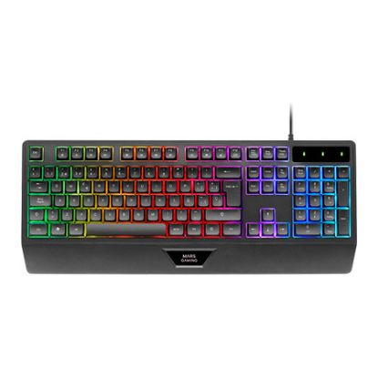 Imagem de Teclado Mars Gaming MK124 Semi-Mecânico FRGB Preto (PT)