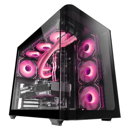 Imagem de Caixa Mars Gaming MC-FUSION Preta (ATX) (Vidro Temperado)