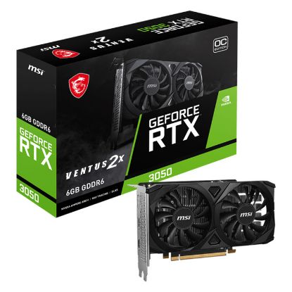 Imagem de Placa Gráfica MSI GeForce RTX 3050 VENTUS 2X E OC 6G