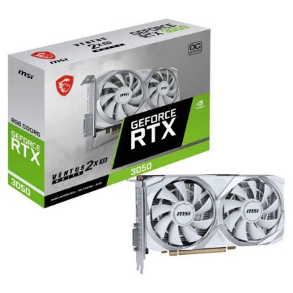 Imagem de Placa Gráfica MSI GeForce RTX 3050 VENTUS 2X XS WHITE OC 8G