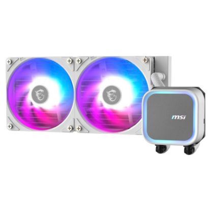 Imagem de Cooler CPU MSI MAG CoreLiquid A13 240 ARGB Branco