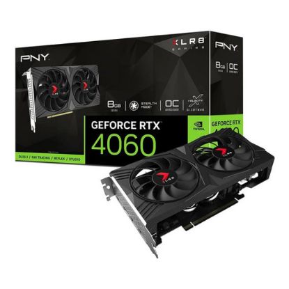 Imagem de Placa Gráfica PNY GeForce RTX 4060 XLR8 Verto Dual Fan OC 8GB DLSS3