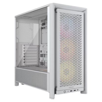 Imagem de Caixa Corsair Frame 4000D RS ARGB Branca (E-ATX) (Vidro Temperado)