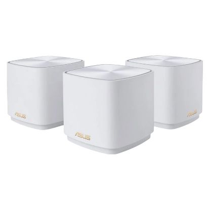 Imagem de Router Asus AX3000 ZenWiFi Mesh(XD5) Dual-Band WiFi 6 Branco (Pack3)