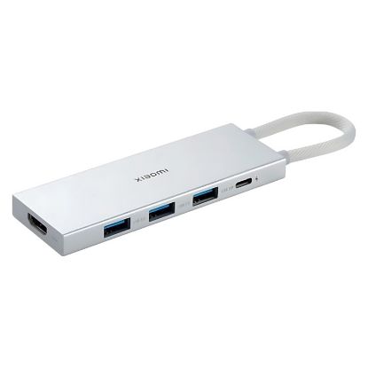 Imagem de Docking Station Xiaomi Type-C 3 Portas USB3.0 + Type-C + HDMI Cinza
