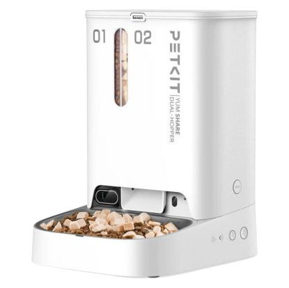 Imagem de Dispensador Comida Animal Petkit YumShare Wireless 5L Branco c/ Câmara