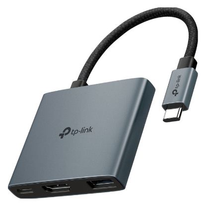Imagem de Hub Type-C 1 Porta USB3.0 + Type-C + HDMI TP-Link Cinza