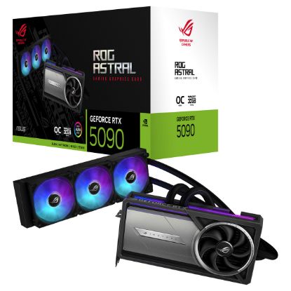 Imagem de Placa Gráfica Asus GeForce RTX 5090 ASTRAL LC ROG STRIX GAMING OC 32GB DLSS4