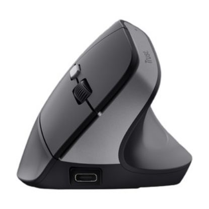 Imagem de Rato Trust Bayo II Ergonómico Vertical Wireless Preto