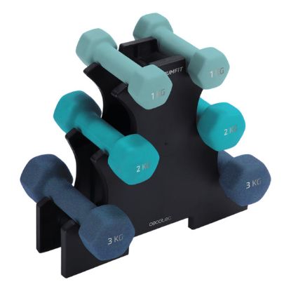 Imagem de Conjunto de Halters Cecotec DrumFit Dumbbell 123 Neoprene Set