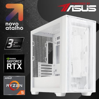 Imagem de Computador Powered by ASUS PrimeStation R5 32GB SSD 1TB RTX 4060 Branco