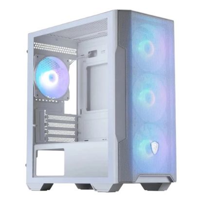 Imagem de Caixa MSI MAG Force M100R ARGB Branca (Micro-ATX) (Vidro Temperado)