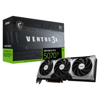 Imagem de Placa Gráfica MSI GeForce RTX 5070 Ti VENTUS 3X OC 16G DLSS4