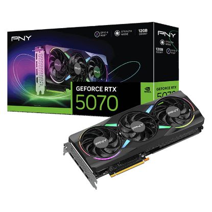 Imagem de Placa Gráfica PNY GeForce RTX 5070 Gaming ARGB Triple Fan OC 12GB DLSS4