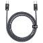 Imagem de Cabo Type-C to Type-C Dynamic Series Fast Charging Data 100W Baseus Preto - 1Mtr