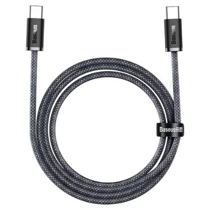 Imagem de Cabo Type-C to Type-C Dynamic Series Fast Charging Data 100W Baseus Preto - 2Mtr