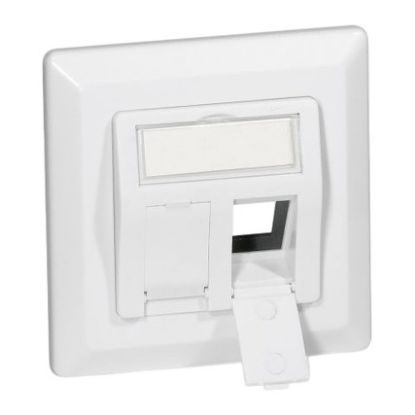 Imagem de Tomada de Parede Equip p/ 2 Portas RJ45 Branca