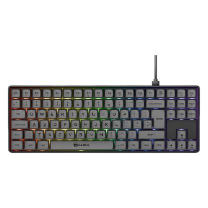 Imagem de Teclado GAMIAC TKL RGB90G PBT Mecânico RGB Preto/Cinzento - Switch Kailh Blue (PT)