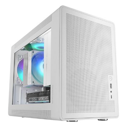 Imagem de Caixa Mars Gaming MC-XPS Compact Branca (Micro-ATX) (Vidro Temperado)