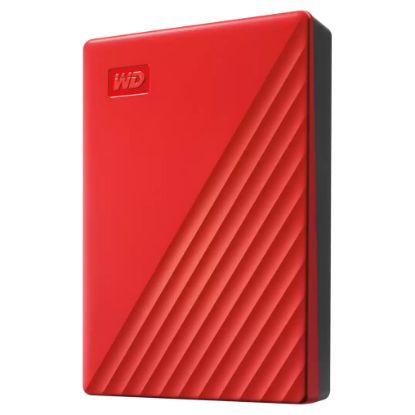 Imagem de Disco Externo Western Digital My Passport Portable 6TB USB3.2 Vermelho