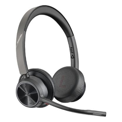 Imagem de Headset Call Center Poly Voyager 4320 MT Type-C + BT700 Preto