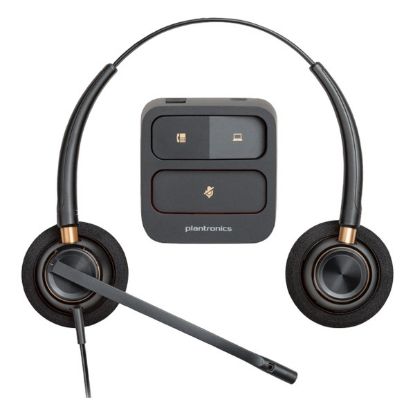 Imagem de Headset Call Center Poly EncorePro 520 Binaural + Quick Disconnect