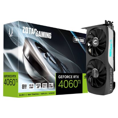 Imagem de Placa Gráfica ZOTAC GeForce RTX 4060 Ti TWIN EDGE 8GB