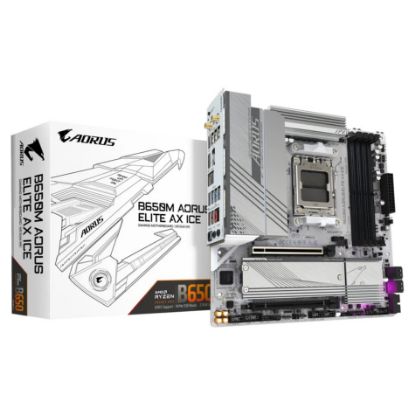 Imagem de Motherboard Gigabyte SktAM5 - B650M A ELITE AX ICE