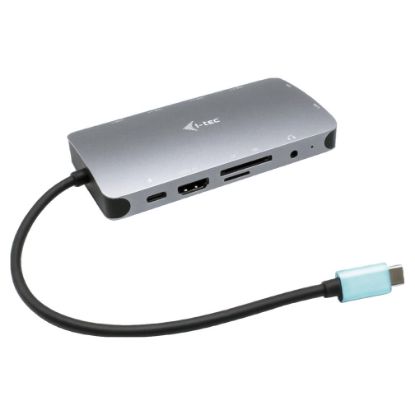 Imagem de Docking Station i-tec Type-C Multiport 11-em-1 C31NANODOCKVGAPD Prateado