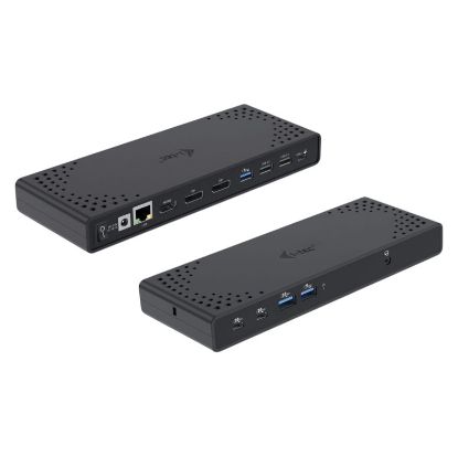 Imagem de Docking Station i-tec Type-C Multiport 12-em-1 C31TRIPLE4KDOCKPD + Carregador 100W Preto