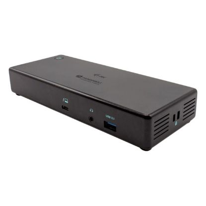 Imagem de Docking Station i-tec Type-C Multiport 11-em-1 TB3CDUALDPDOCKPD Preto + Carregador 85W