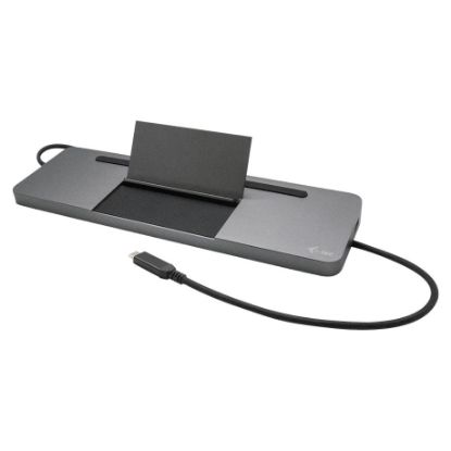Imagem de Docking Station i-tec Type-C Multiport 11-em-1 C31FLATPRO100 Prateado + Carregador 85W