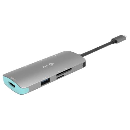 Imagem de Docking Station i-tec Type-C Multiport 7-em-1 C31NANODOCKPD Cinza